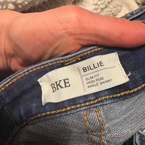 BKE High Rise Blue Jeans Classic Denim